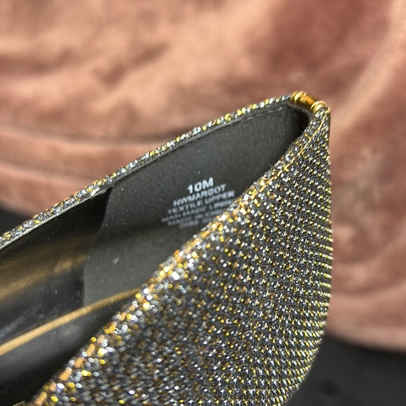 Sparkly Nine West Pointed Toe Heels Size 10 - Picture 3 of 4